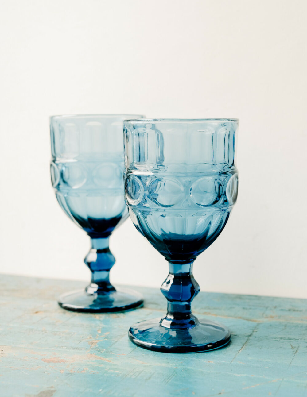 Blue Wine Glass