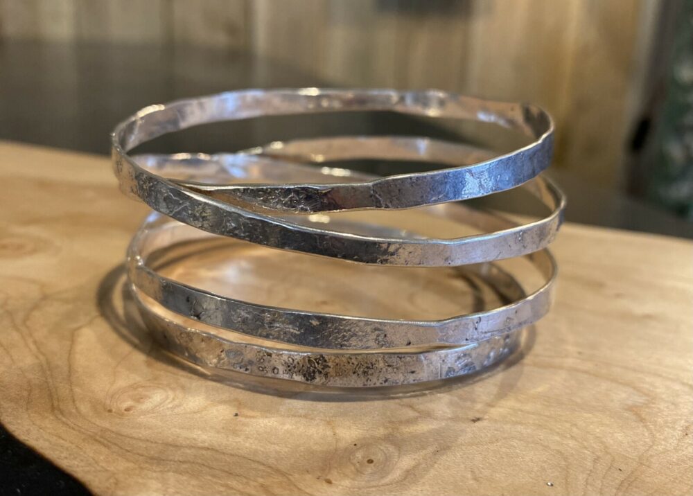 Ann Catrin | Silver Spiral Bangle
