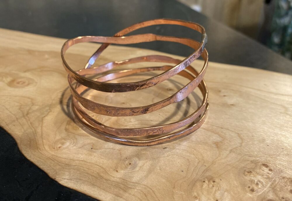 Ann Catrin | Copper Spiral Bangle