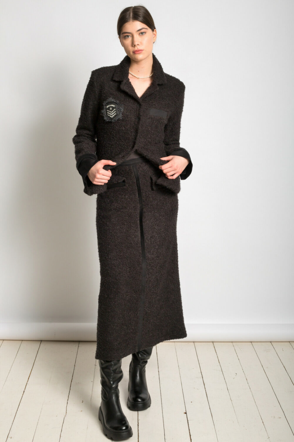 Les filles d’ailleurs Black Boucle Skirt