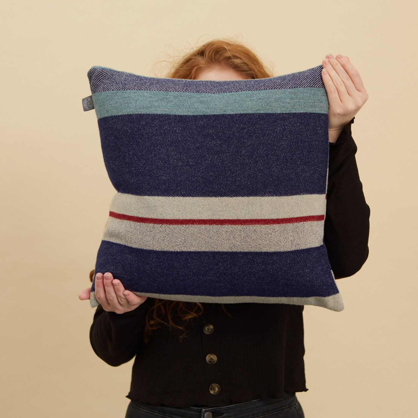 Wallace Sewell Stölzl Cushion | Indigo - Image 2