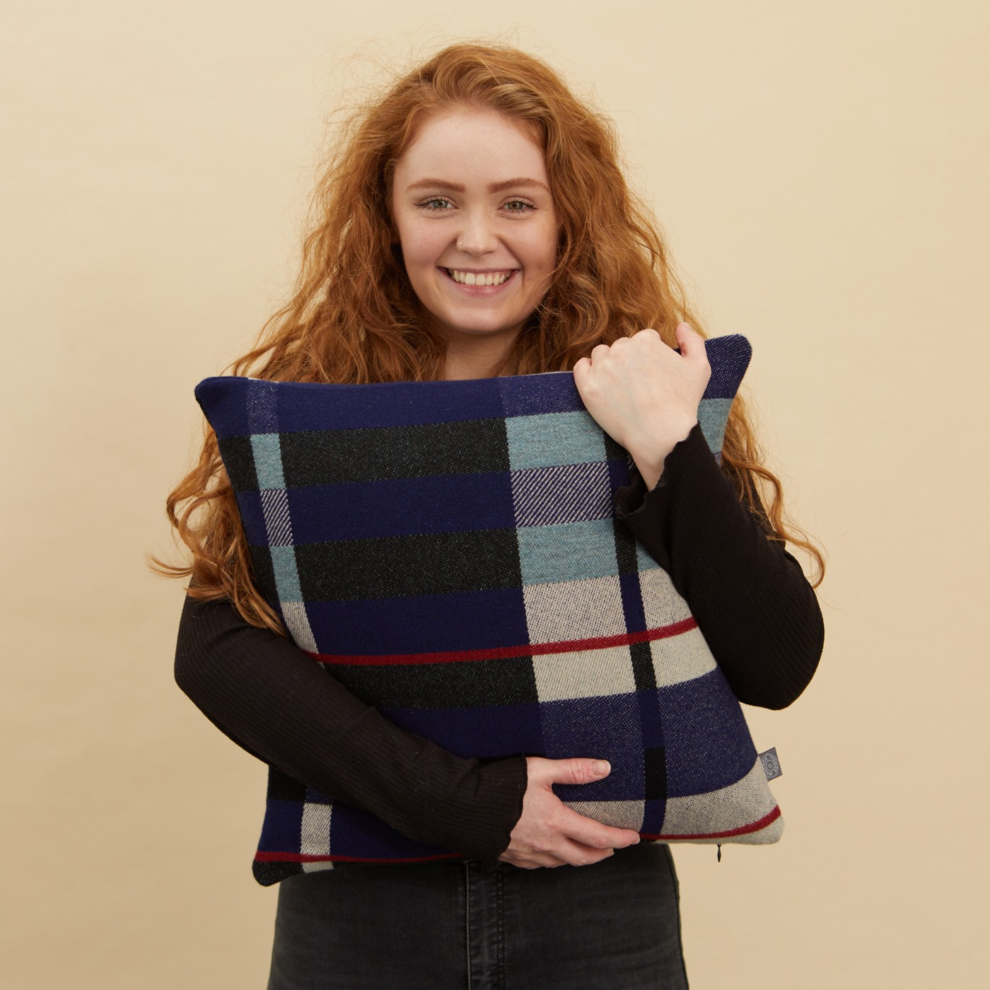Wallace Sewell Stölzl Cushion | Indigo - Image 6