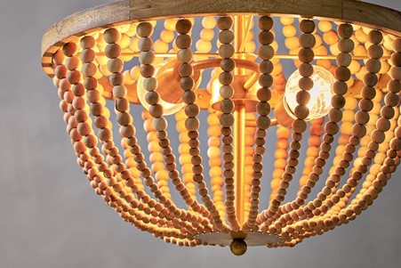 Neela Mango Wood Pendant - Image 4