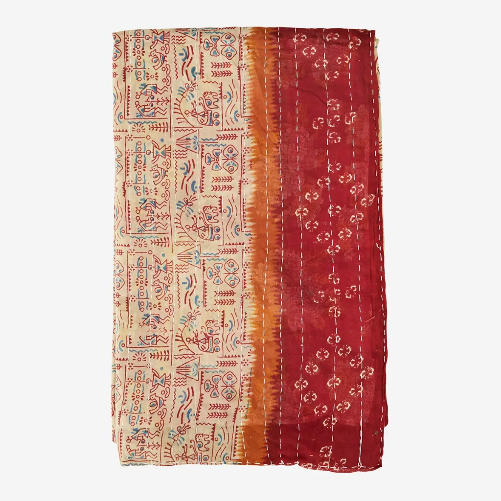 Recycled Kantha Throw