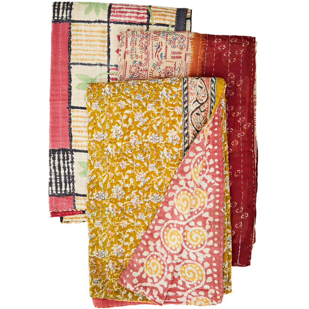 Recycled Kantha Throw - Image 2