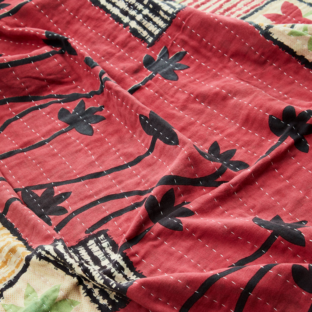 Recycled Kantha Throw - Image 3