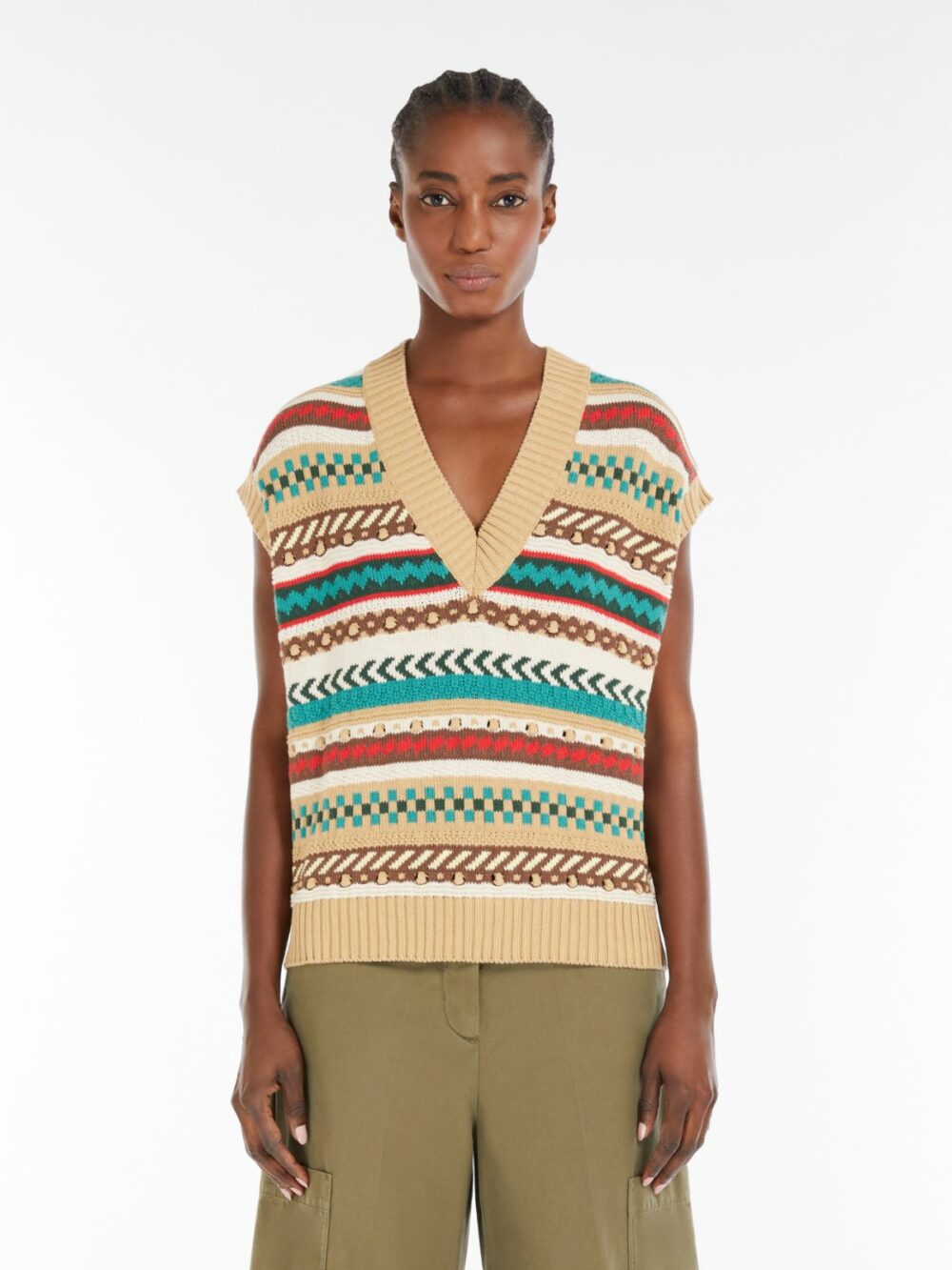 Gilet Jacquard Weekend Max Mara - Image 2