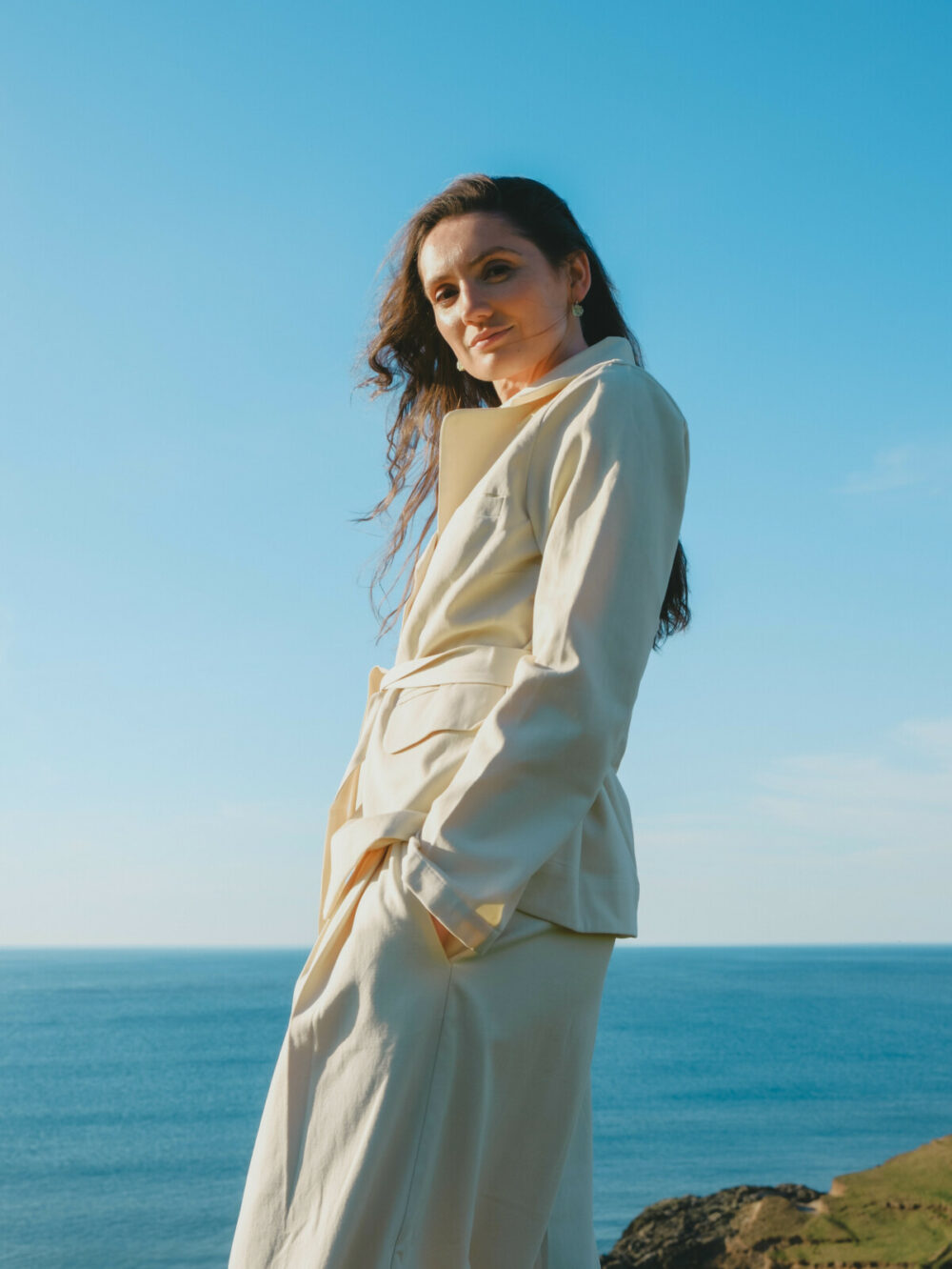 Les Filles d’Ailleurs Ecru Trouser - Image 4