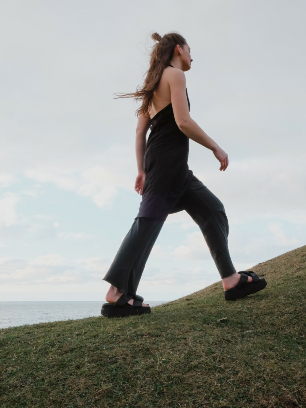 Sort Aarhus Haltneck Dress | Black - Image 3