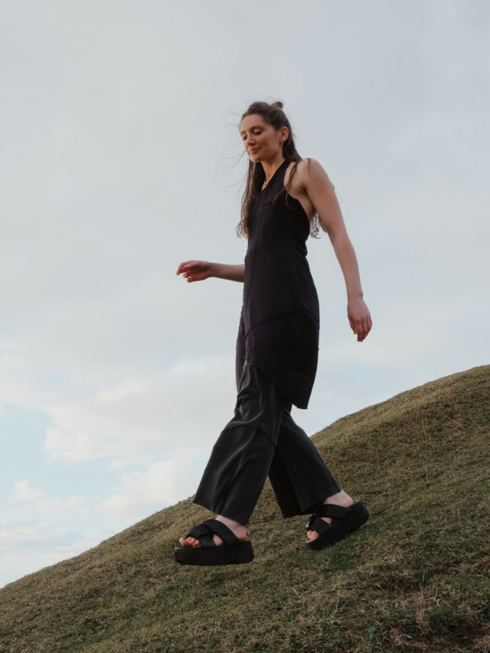 Sort Aarhus Haltneck Dress | Black - Image 4