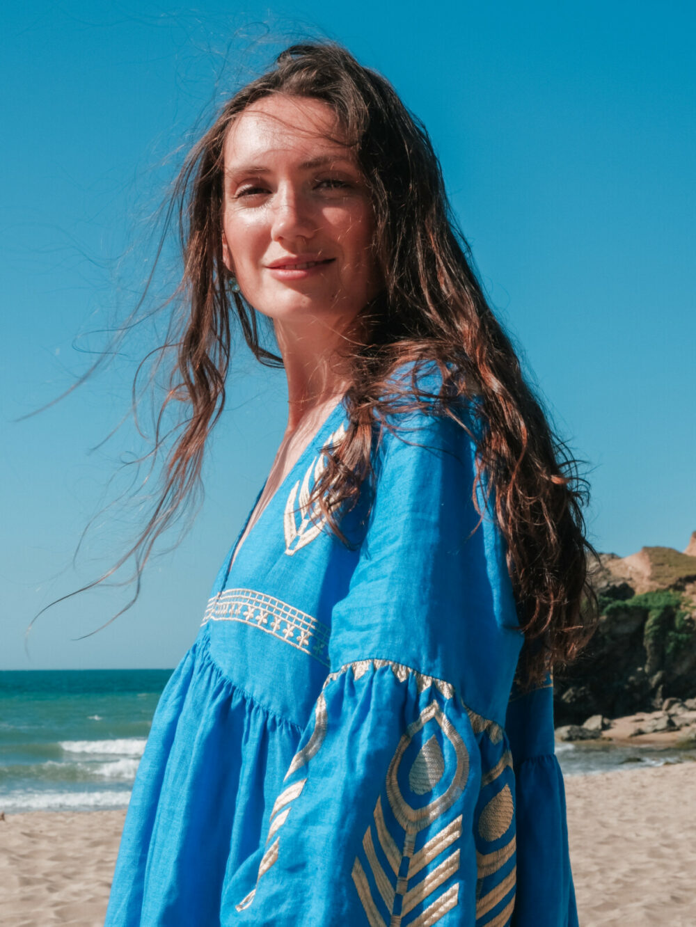 Kori Feather Midi Dress - Image 2