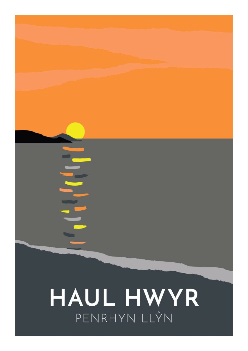 Print Penrhyn Llŷn | Haul Hwyr