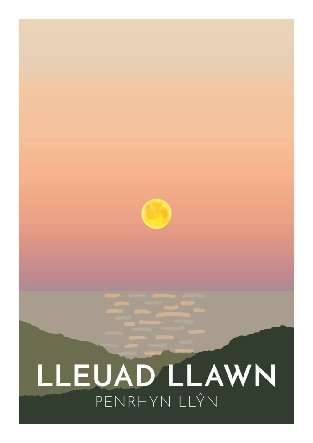 Penrhyn Llŷn Print | Lleuad Llawn