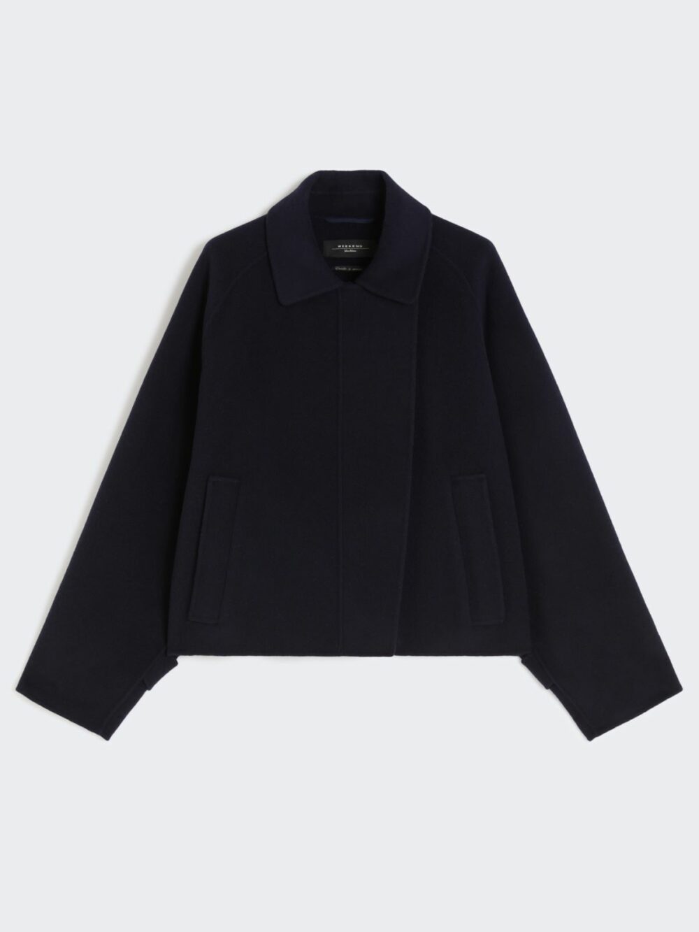 Weekend Max Mara Wool Broadcloth Cropped Coat