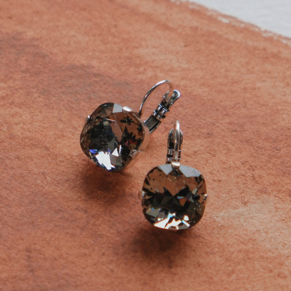 Classic Earrings | Anthracite