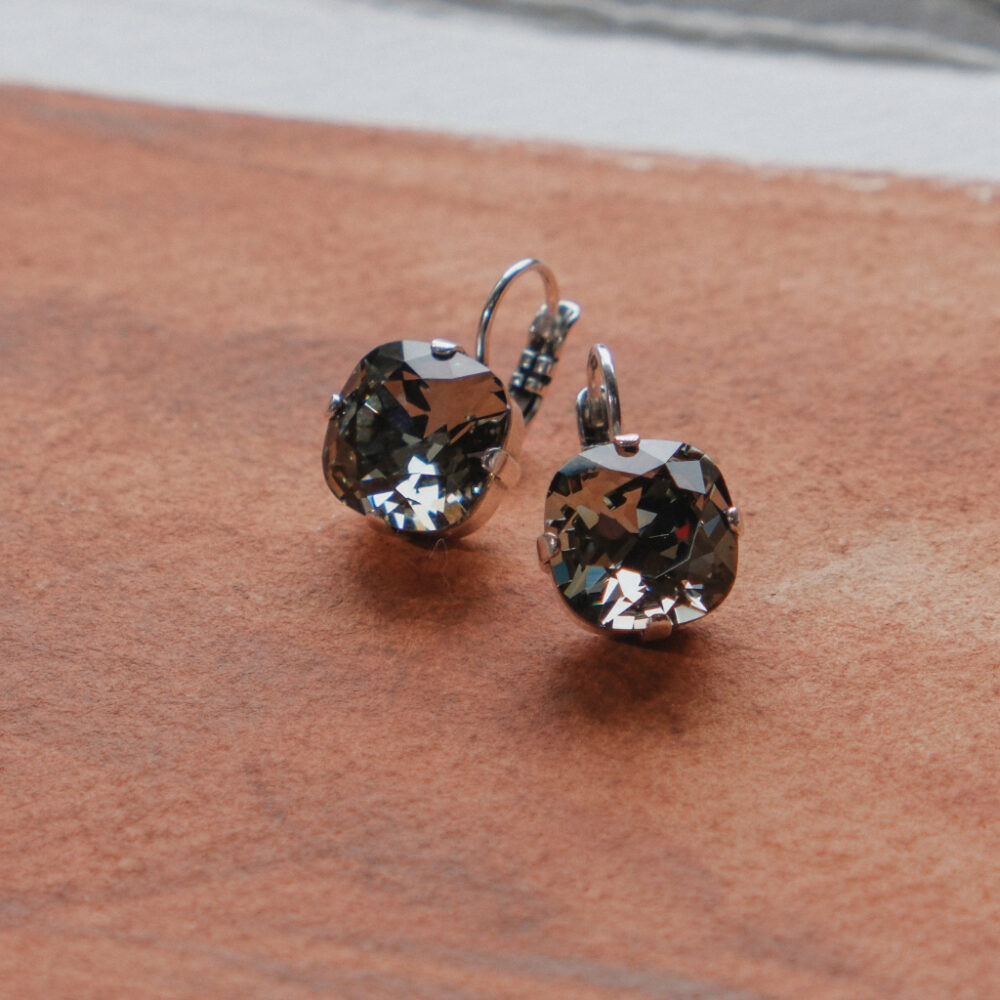 Classic Earrings | Anthracite - Image 2