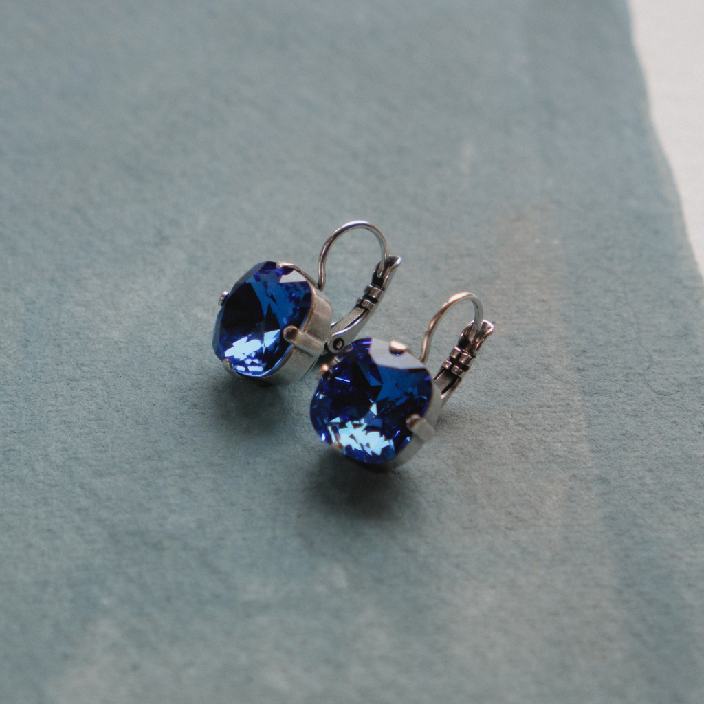 Classic Earrings | Blue