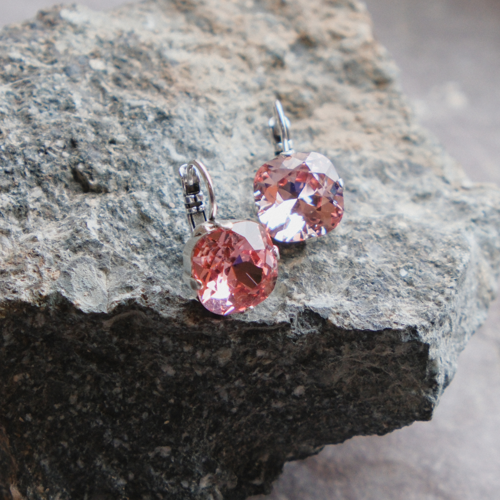 Classic Earrings | Pale Pink - Image 2