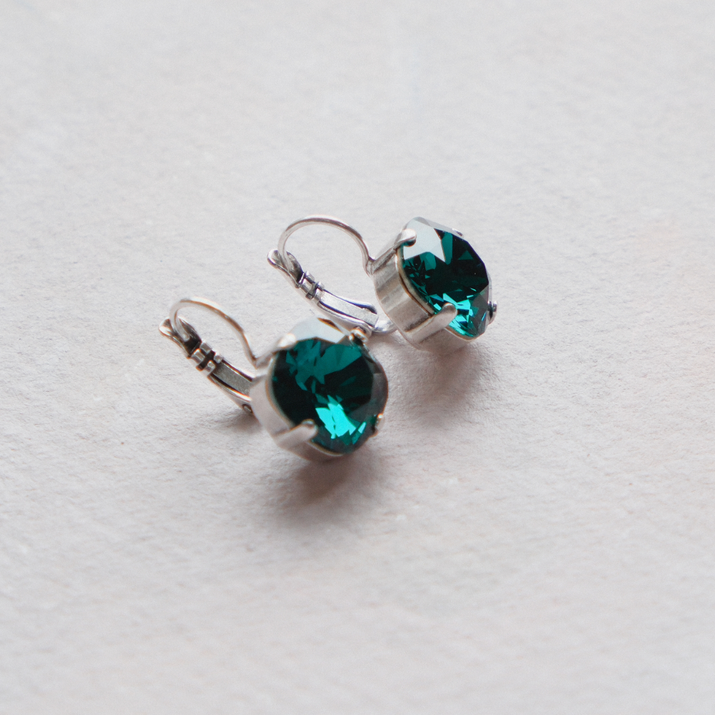 Classic Earrings | Teal - Image 2