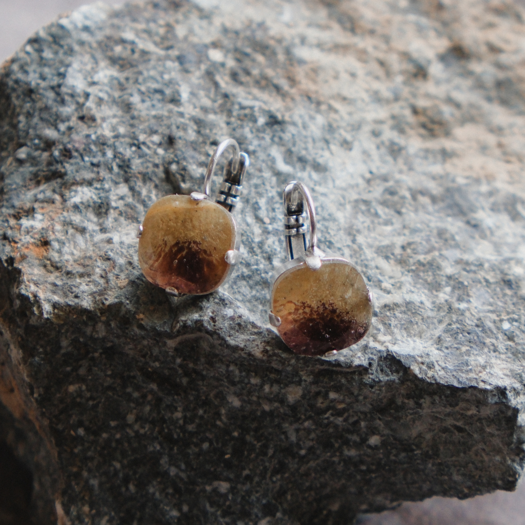 Classic Earrings | Two Tone - Image 2