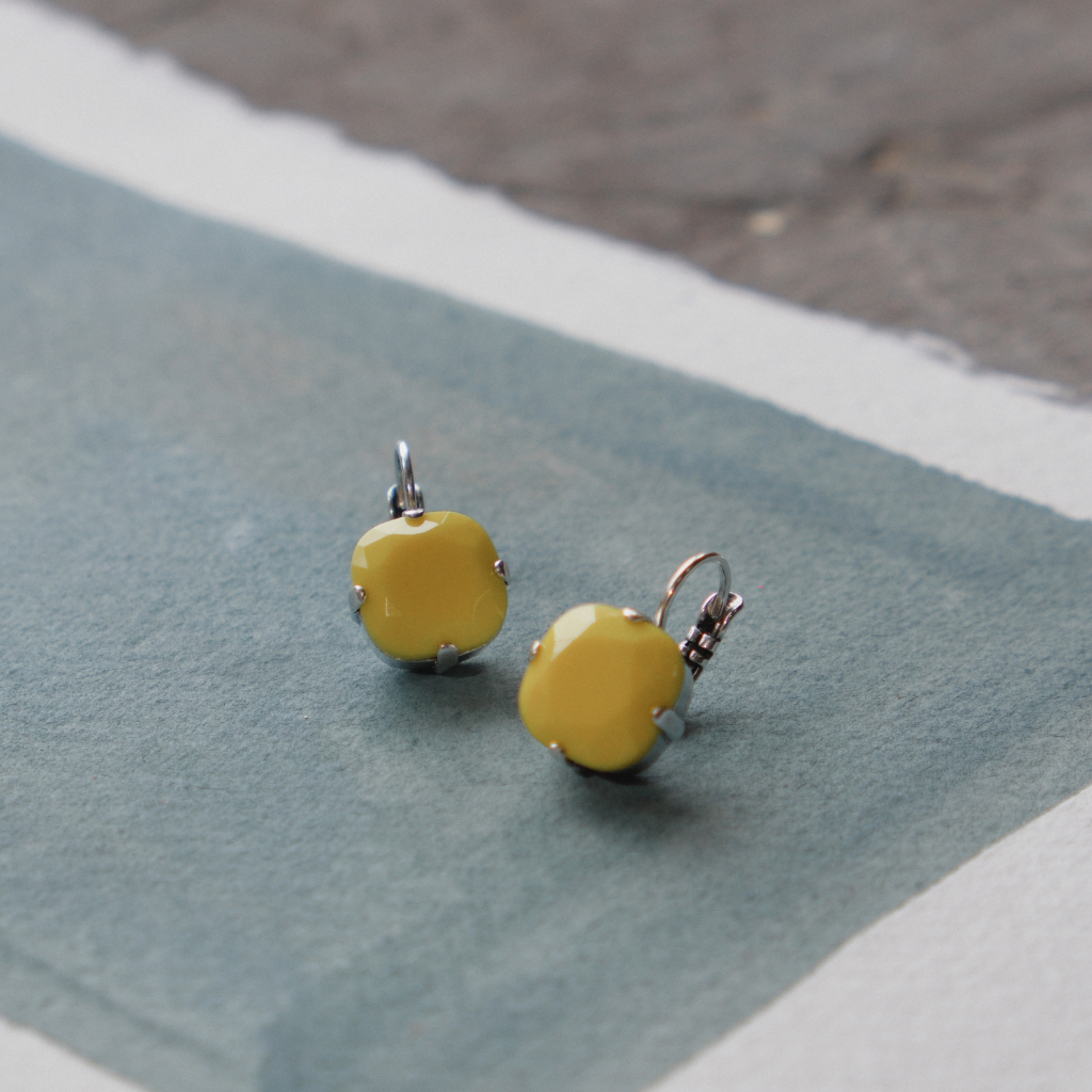 Classic Earrings | Yellow