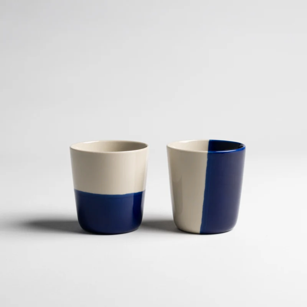 Large Rue Beaker | Indigo Blue (Set of 2)