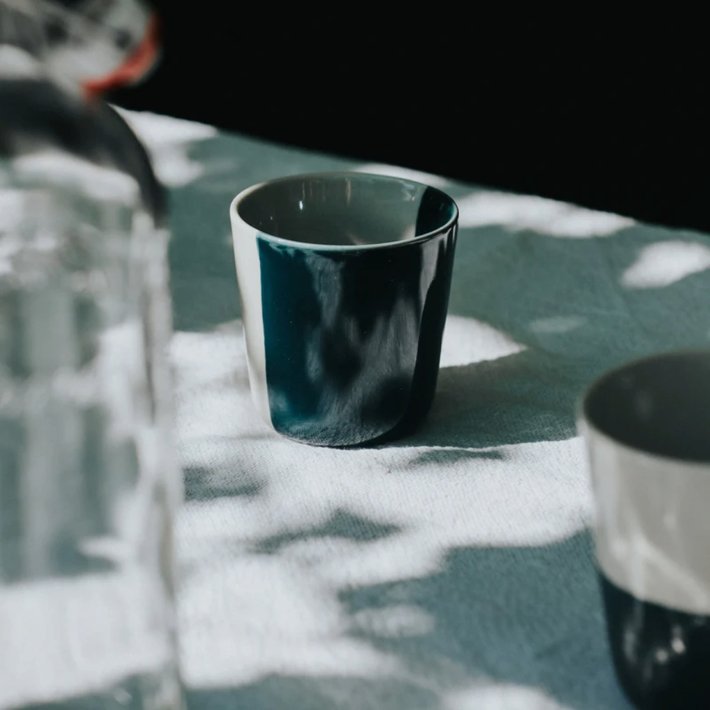 Large Rue Beaker | Sea Green (Set of 2) - Image 2