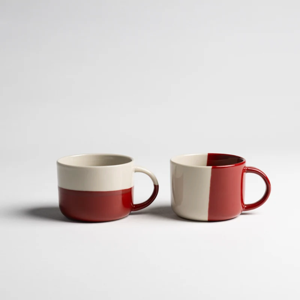 Medium Rue Mug | Earth Red (Set of 2)