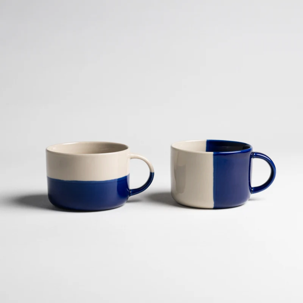 Large Rue Mug | Indigo Blue (Set of 2)