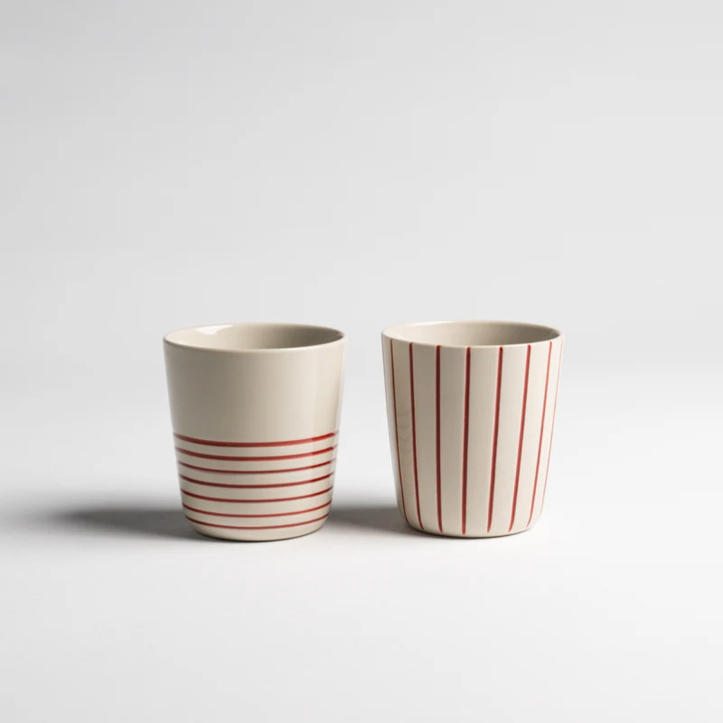 Large Sorrel Beaker | Earth Red (Set of 2)