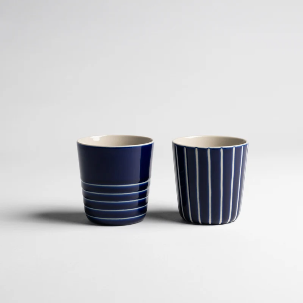 Large Vervain Beaker | Indigo Blue (Set of 2)
