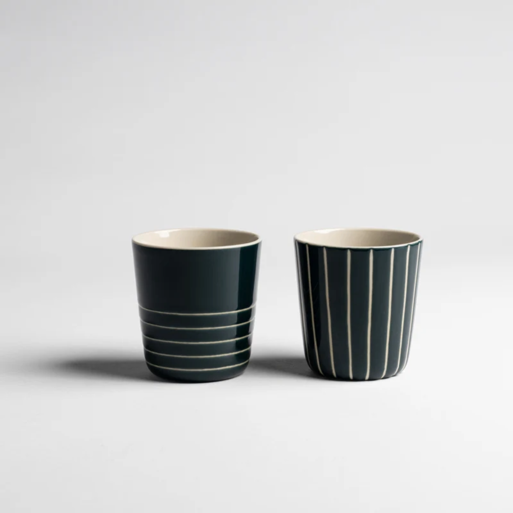 Large Vervain Beaker | Sea Green (Set of 2)