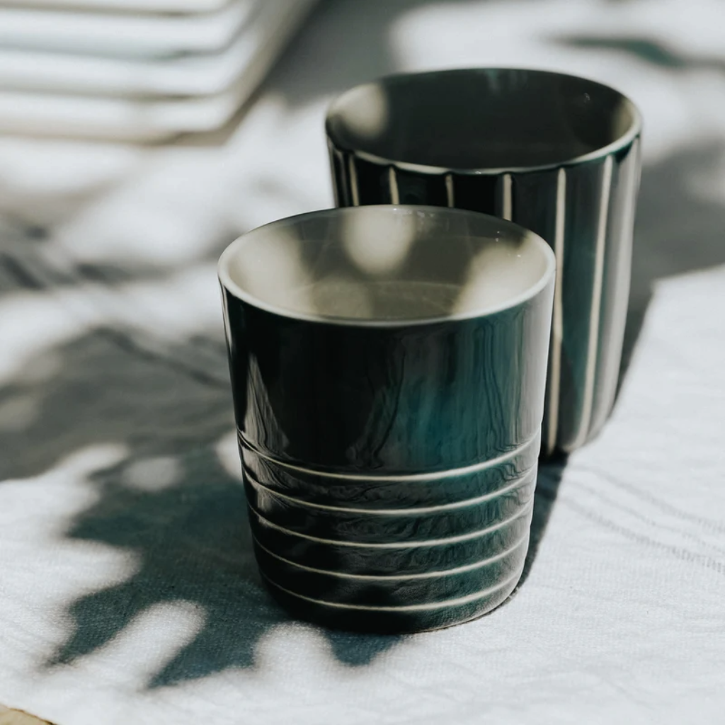 Large Vervain Beaker | Sea Green (Set of 2) - Image 2