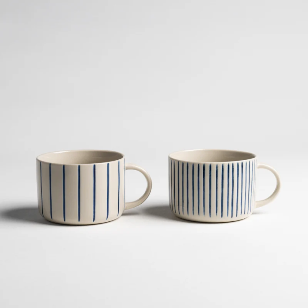 Large Yarrow Mug | Indigo Blue (Set of 2)