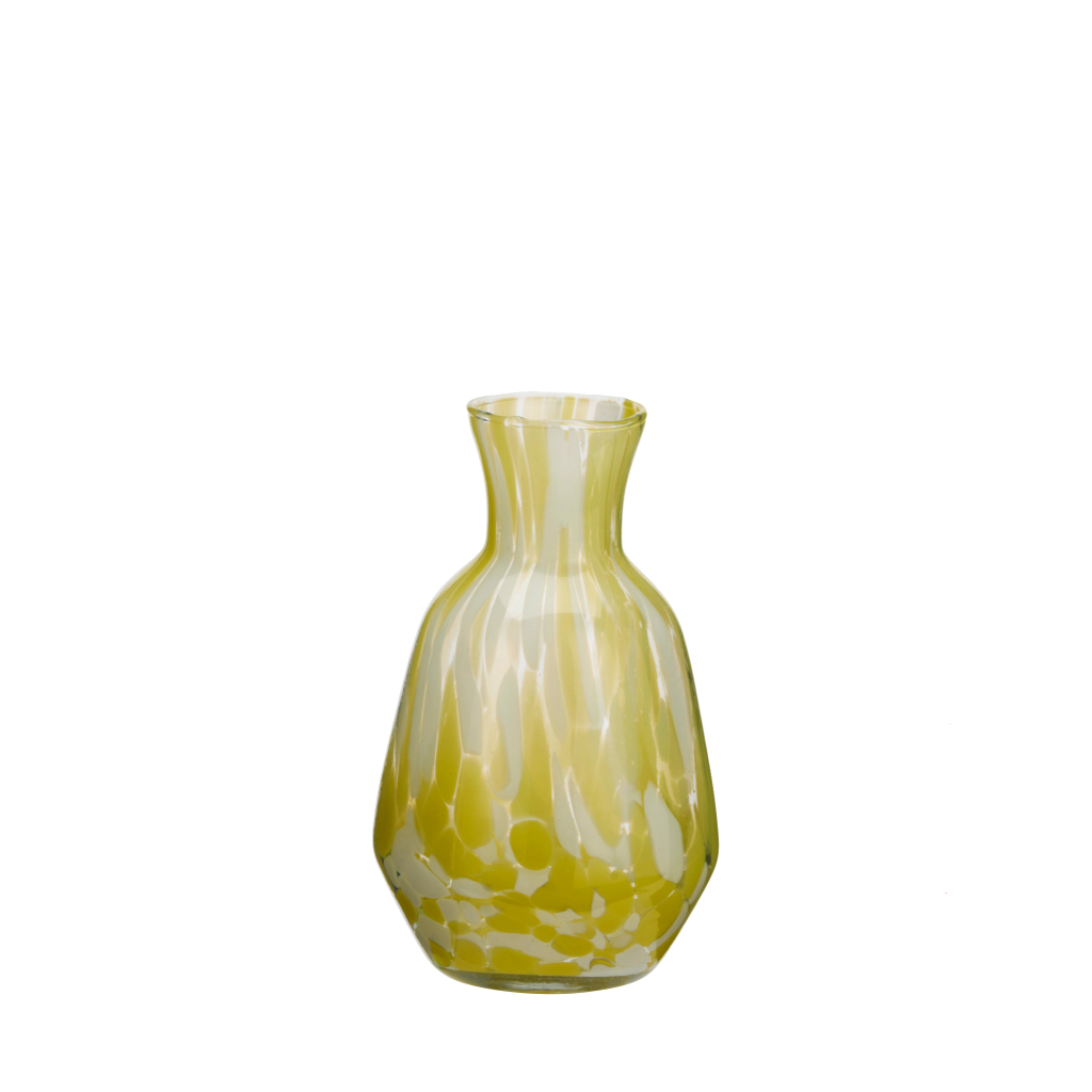 Glass Jug | Yellow & White
